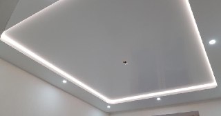Светодиодные натяжные потолки Долгопрудный, цена от 1543 руб.